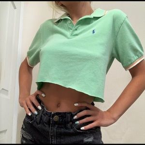 Ralph Lauren hand cut polo